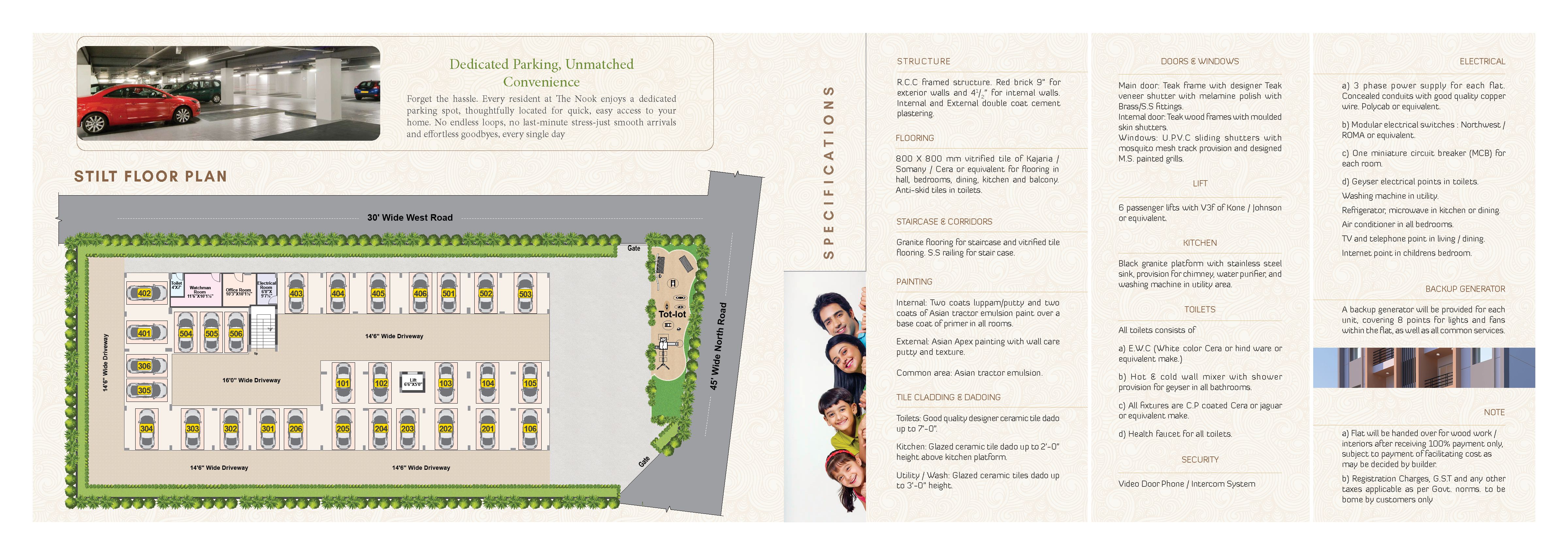 The Nook stilt floor plan